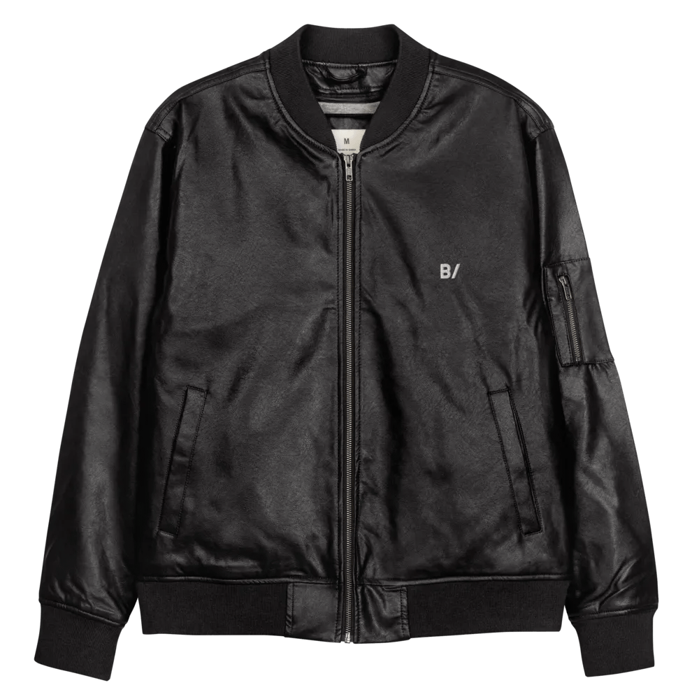 B/ Falsch Leather Bomber Jacket product image (12)