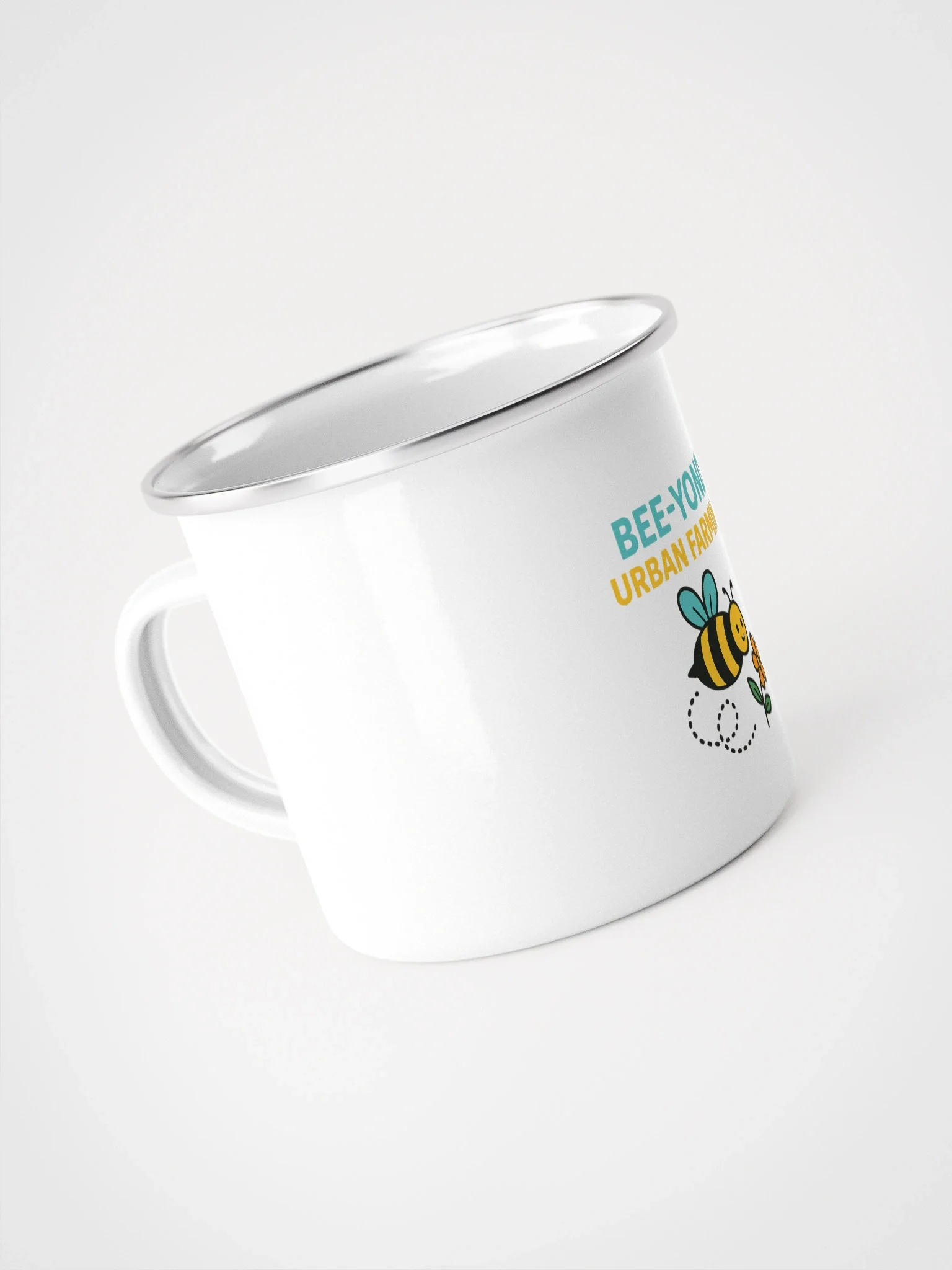BEE-YOND Urban Farming Enamel Mug product image (4)