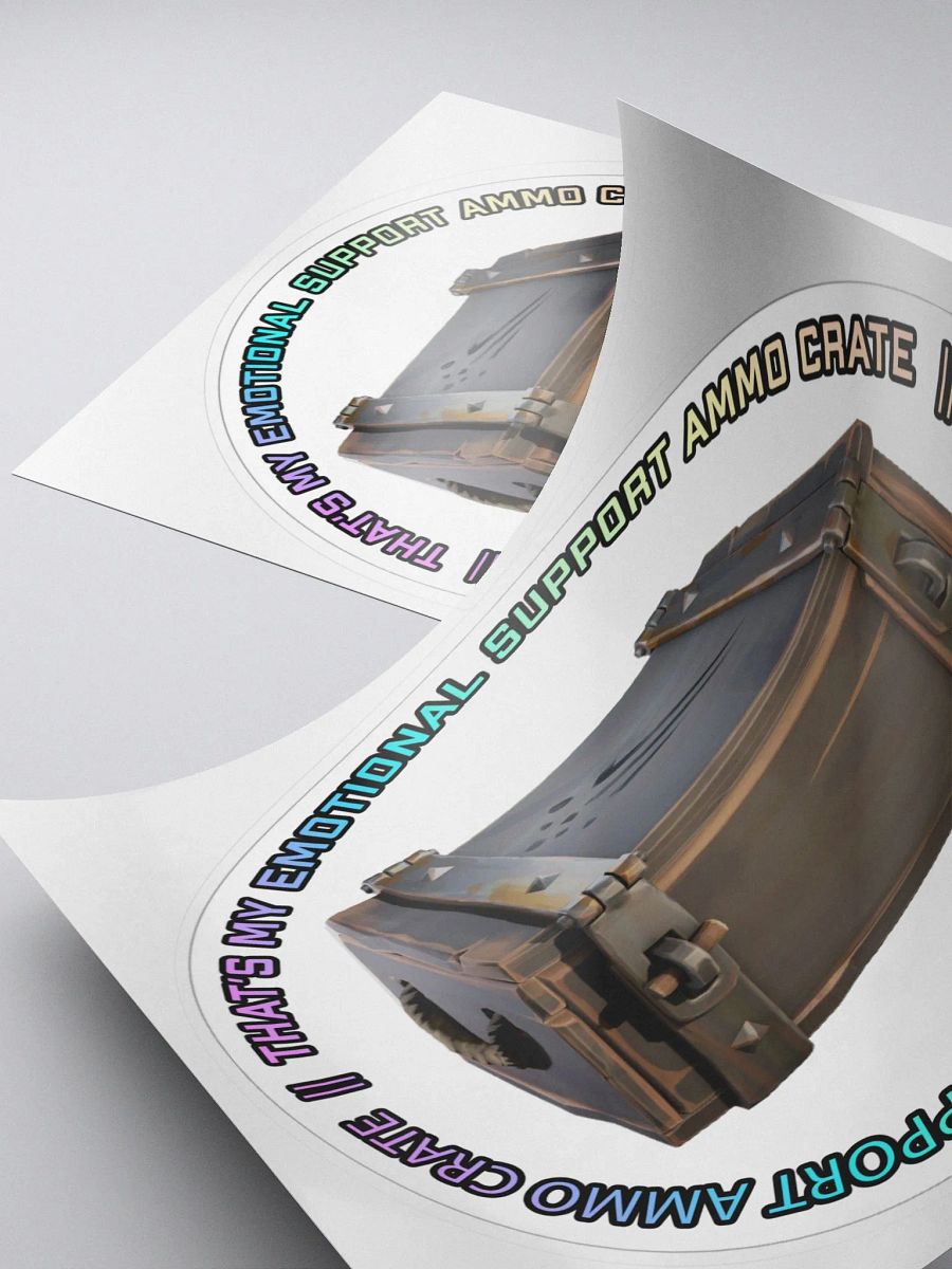 Emotional Support Ammo Crate Sticker product image (4)