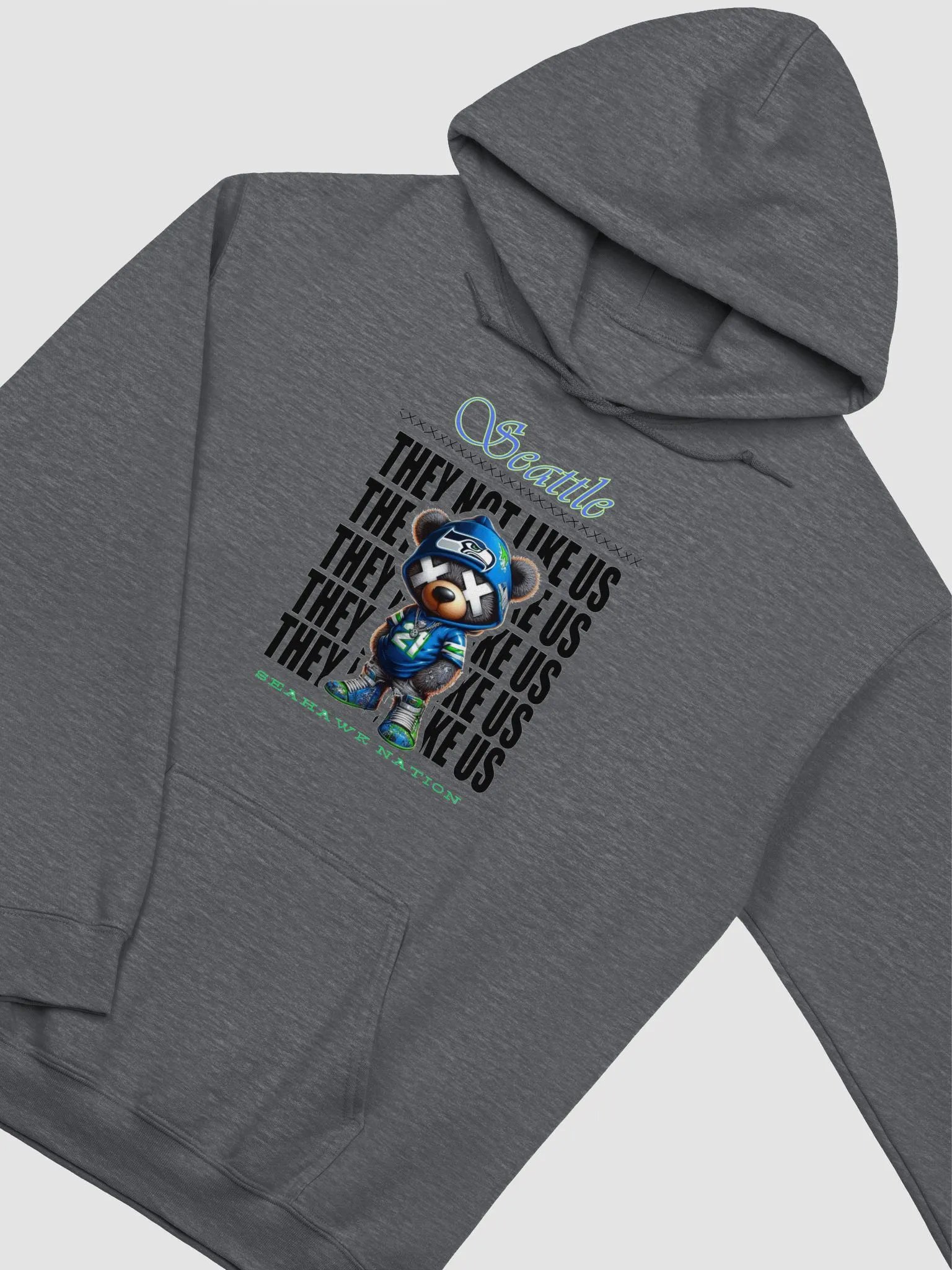 Seattle Bear XX Hoodie Seahawks Nation product image (1)