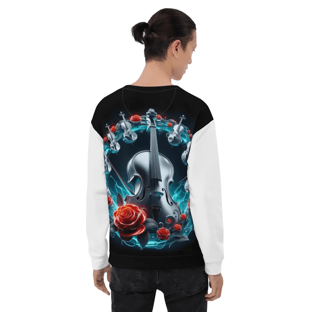 Cello Symphony All-Over Print - Unisex Sweatshirt #3 product image (7)