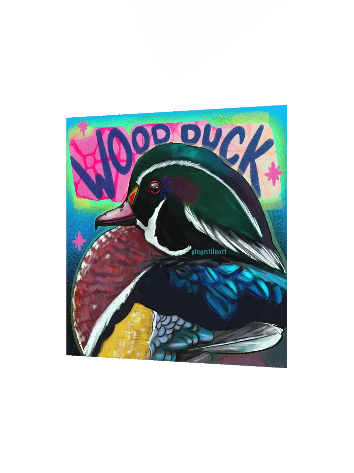 wood duck print product image (3)