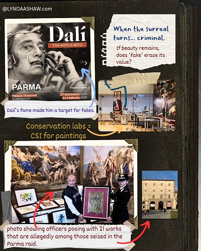 Dalí Drama: When Surrealism Meets Scandal

So today’s big art headline? Italian police just raided a Dalí exhibition in Parma...