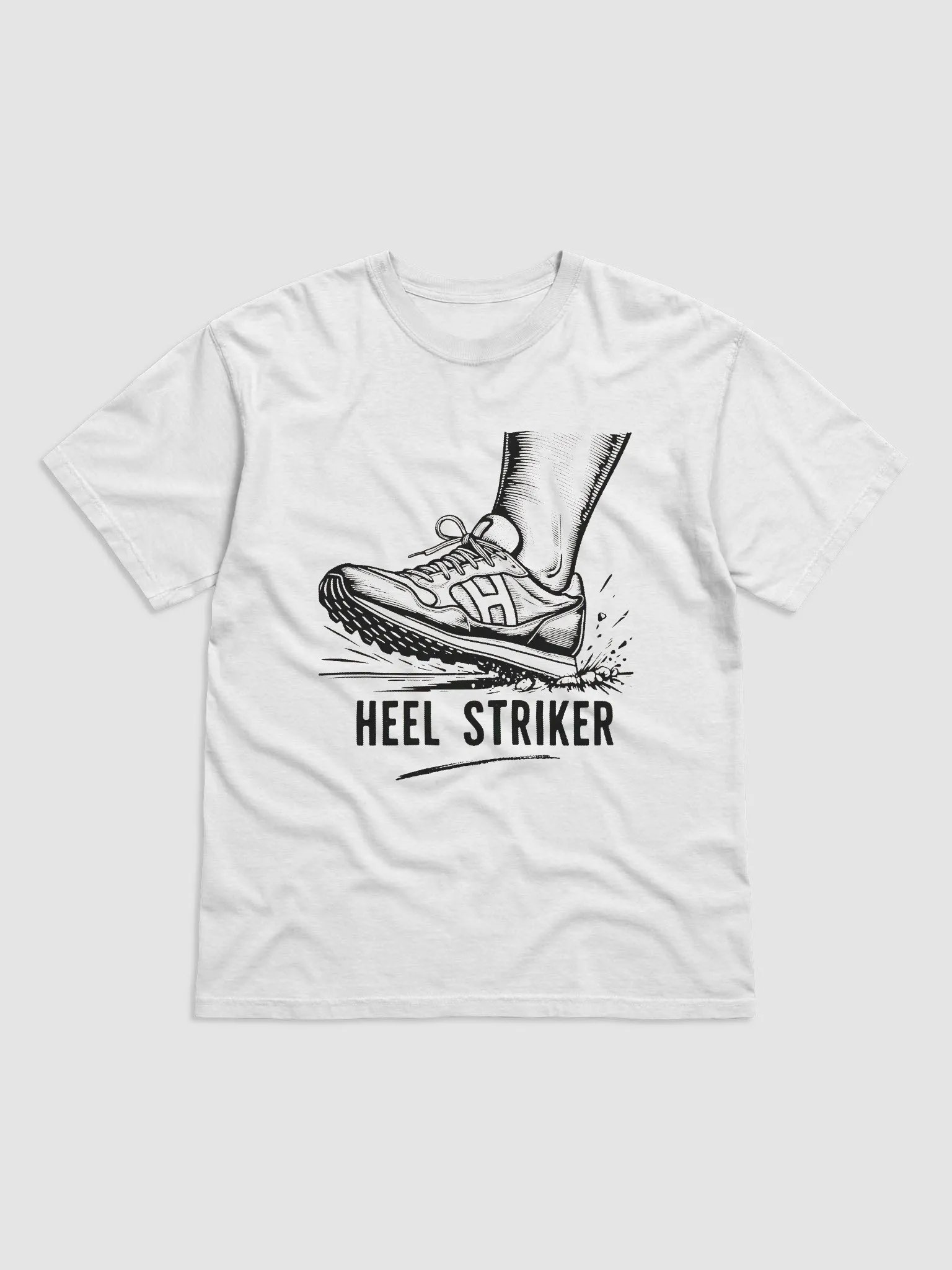 Stride in Style: Heel Striker Tee product image (6)
