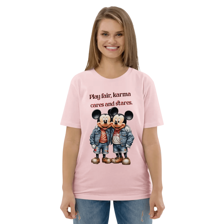 Karma Cares Cartoon Duo T-shirt product image (5)