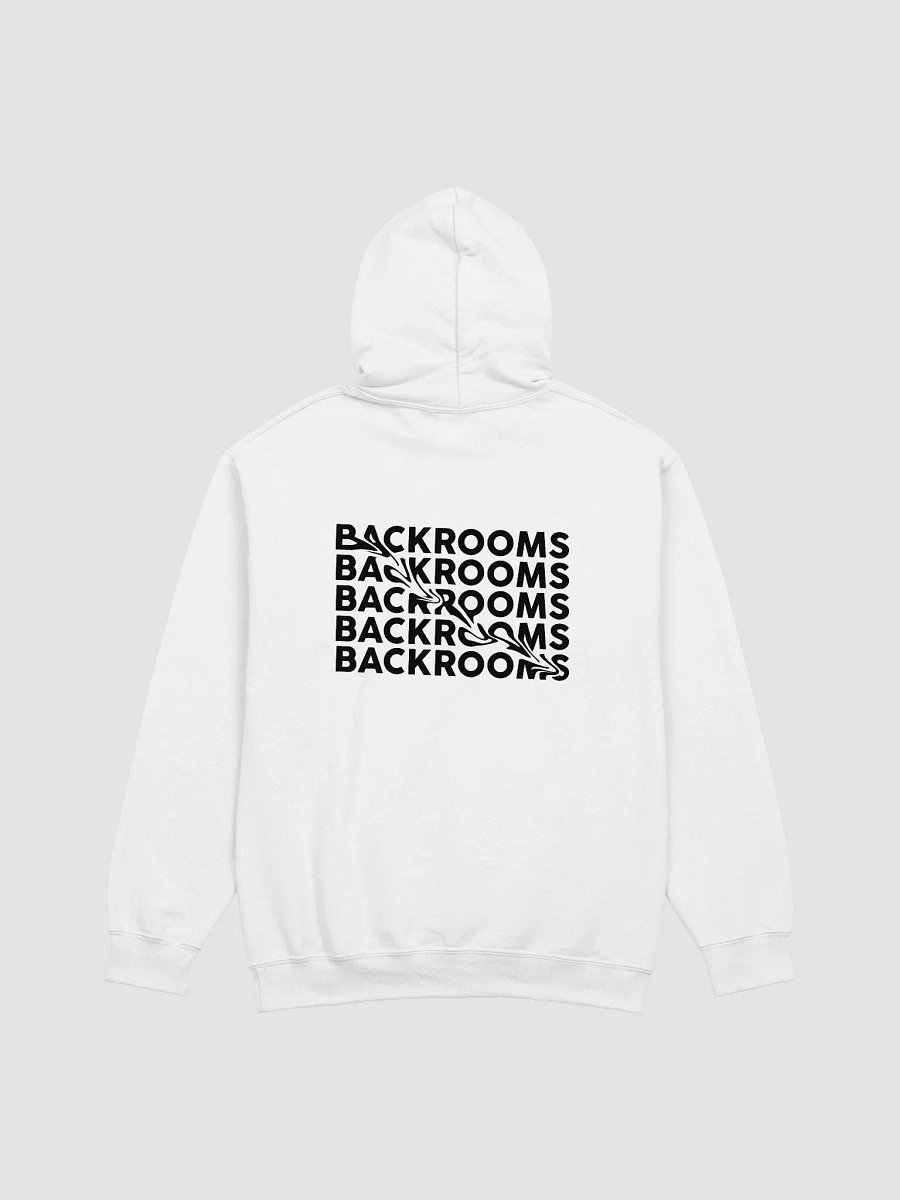 Y2K Backrooms White Hoodie product image (3)