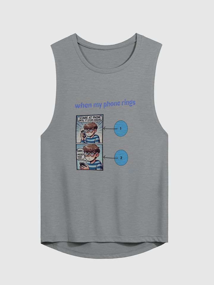 Phone Call Print Muscle Tank product image (1)