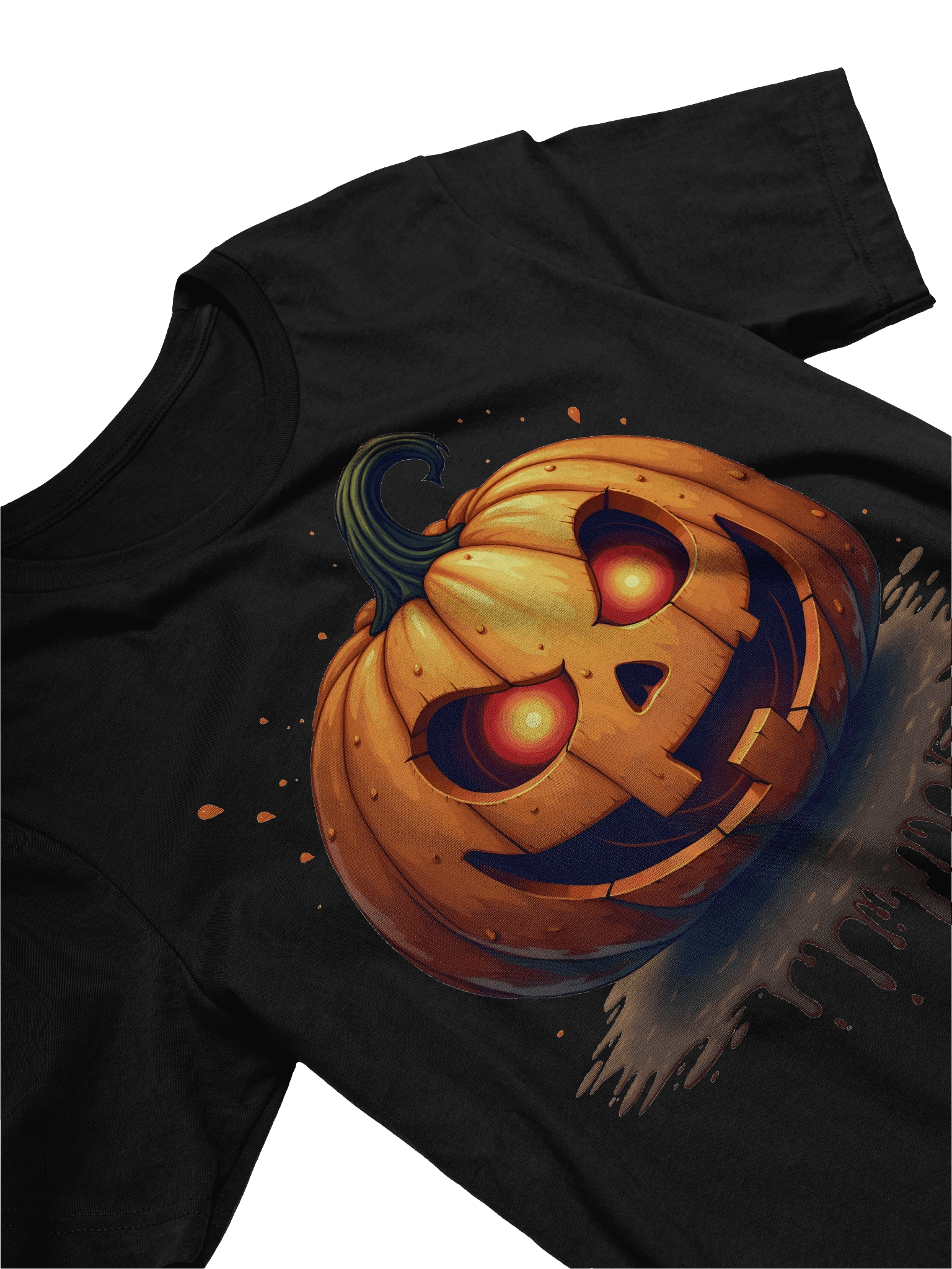 Sinister Jack-O'-Lantern Glow T-Shirt product image (31)