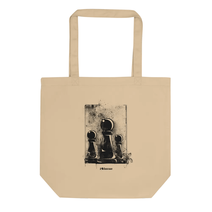 Grunge Chess: Pawn Trio tote bag product image (1)