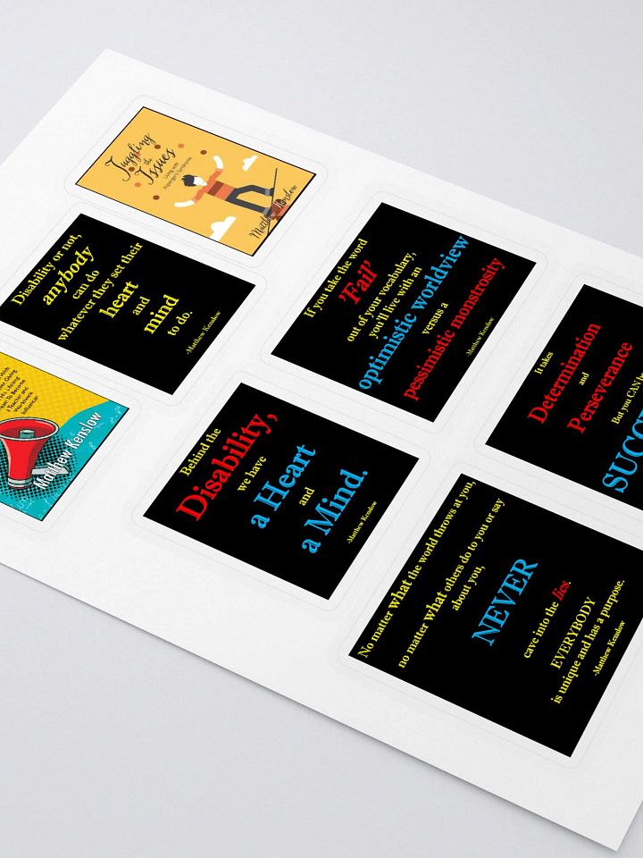 Stickers of Quotes and Books by Matthew Kenslow product image (2)