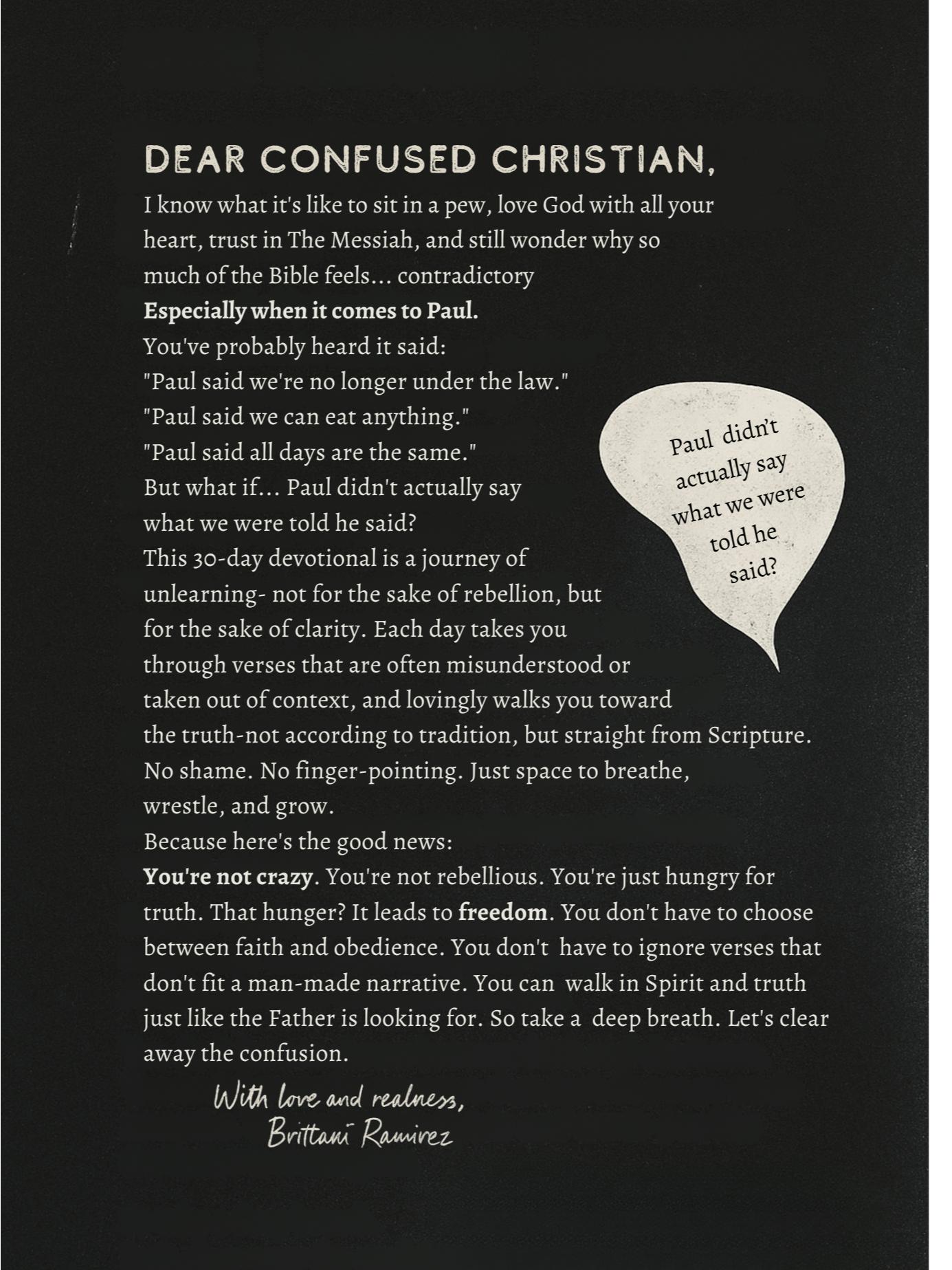 But Paul Said (30 Day Devotional) product image (2)