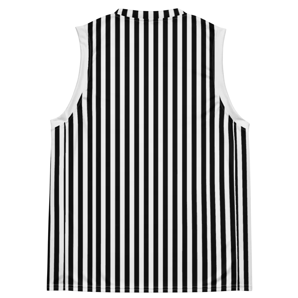 One Paradise Lane Black Stripes Basketball Jersey product image (9)
