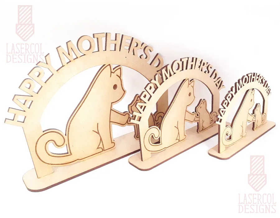 Mother's Day Gift Plaque (Three Sizes) Set 3 - Laser Cut Files product image (10)