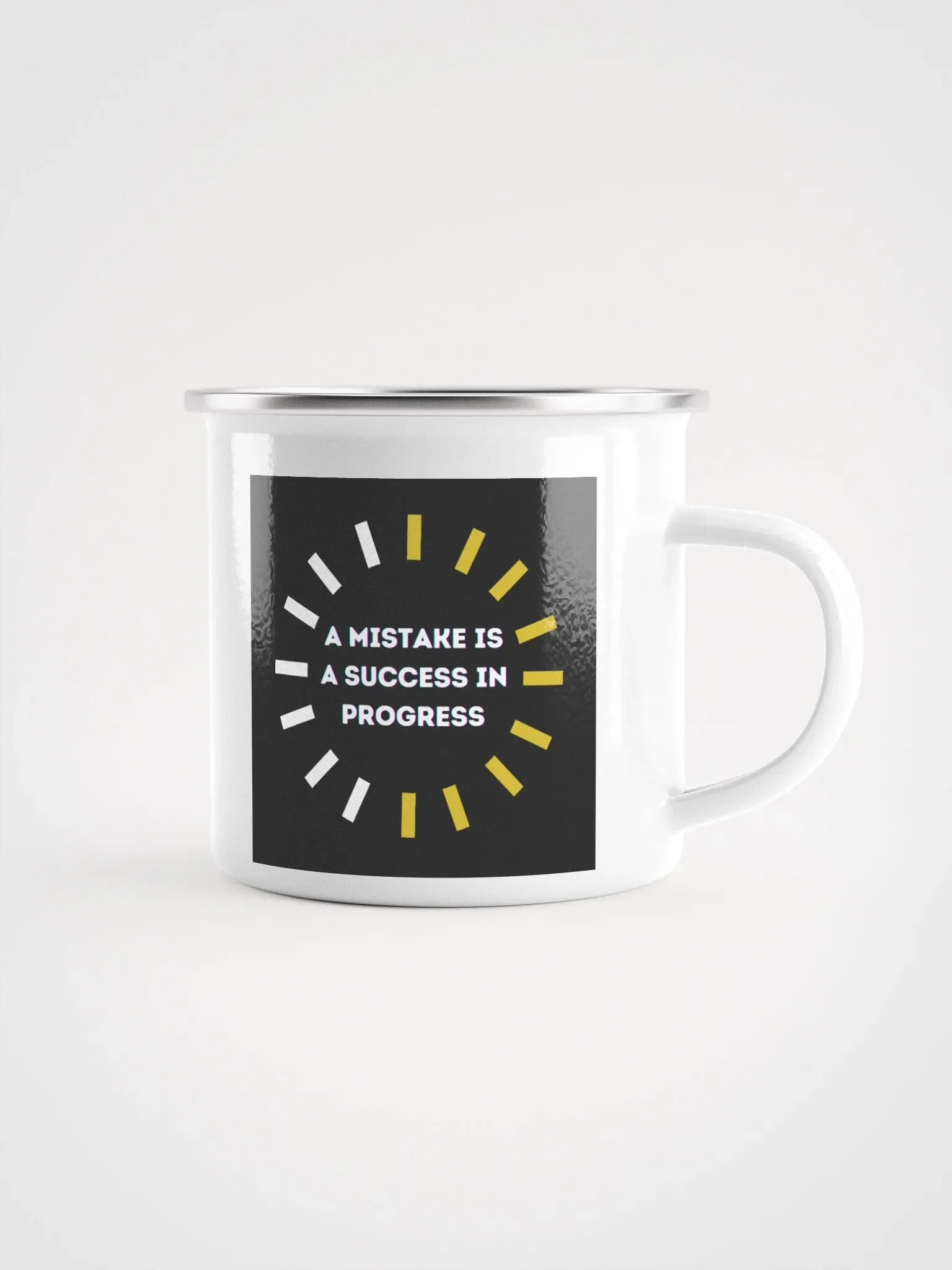 Mistake to Success Enamel Mug product image (1)