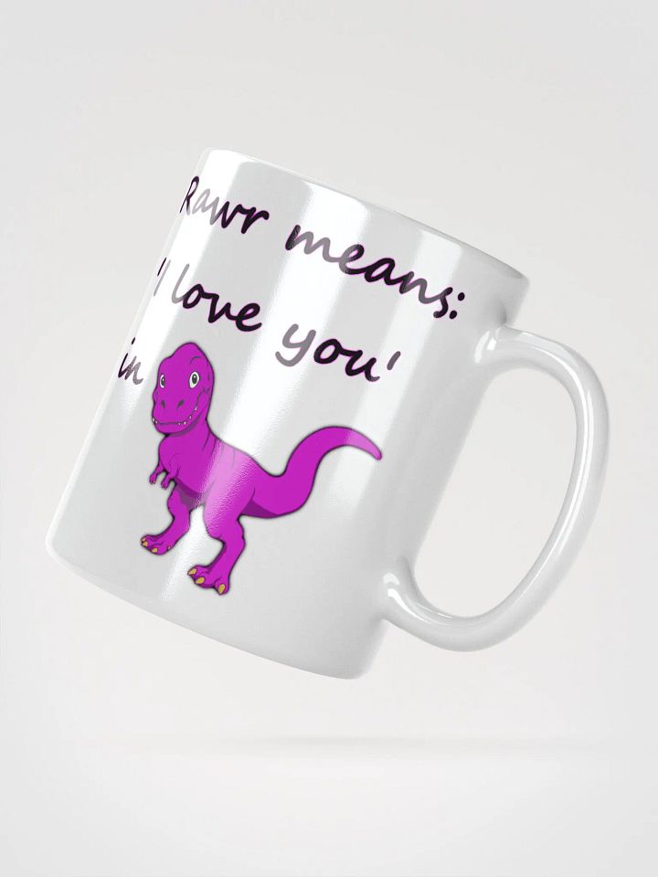 Rawr mug - white product image (4)