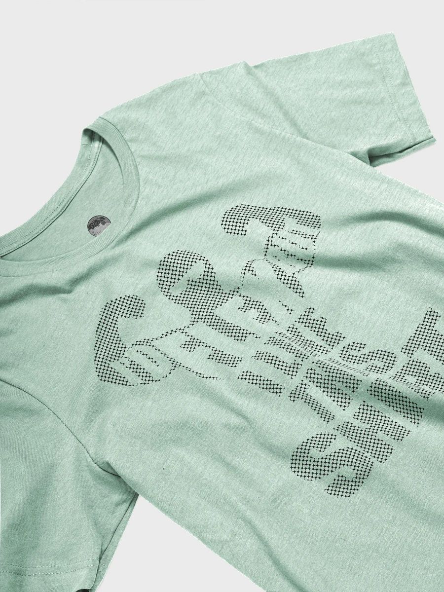 I'd Flex But I Like This Shirt Halftone Black Design T-Shirt product image (5)