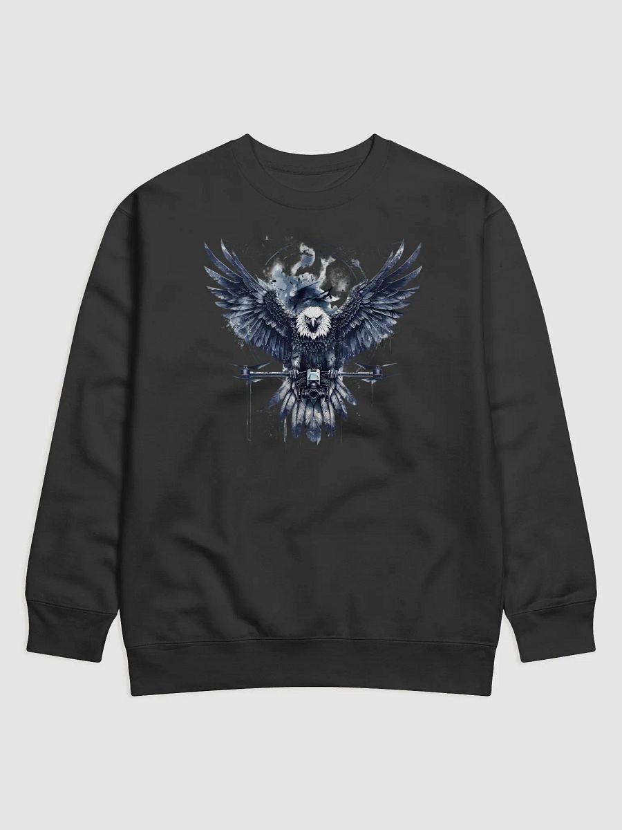 Eagle Drone of War Long Sleeve Sweater – Fierce Military-Inspired Pullover product image (4)