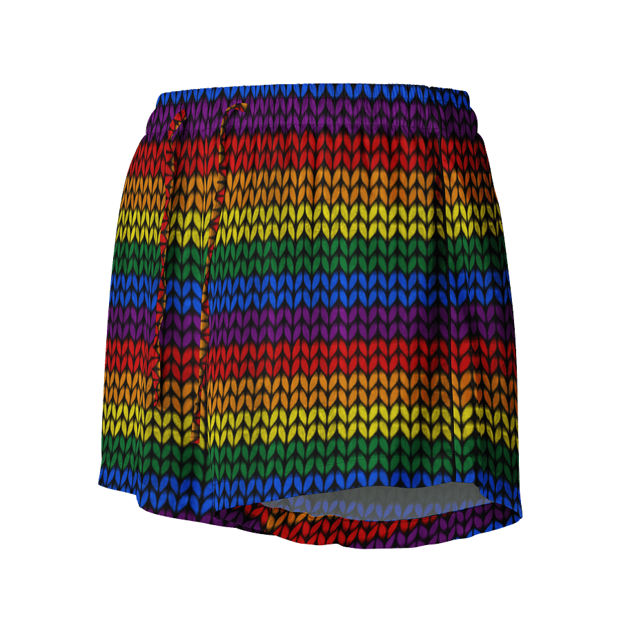 Rainbow Fnit Shortie Shorts product image (1)