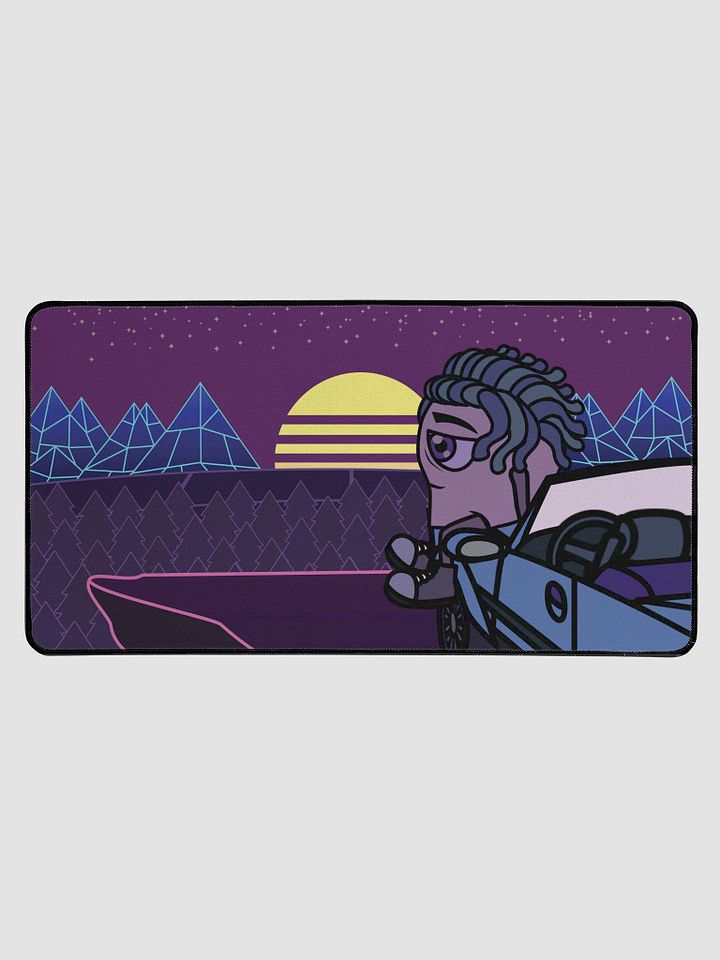 Synth chill deskmat 15.5" x 31.5" product image (1)