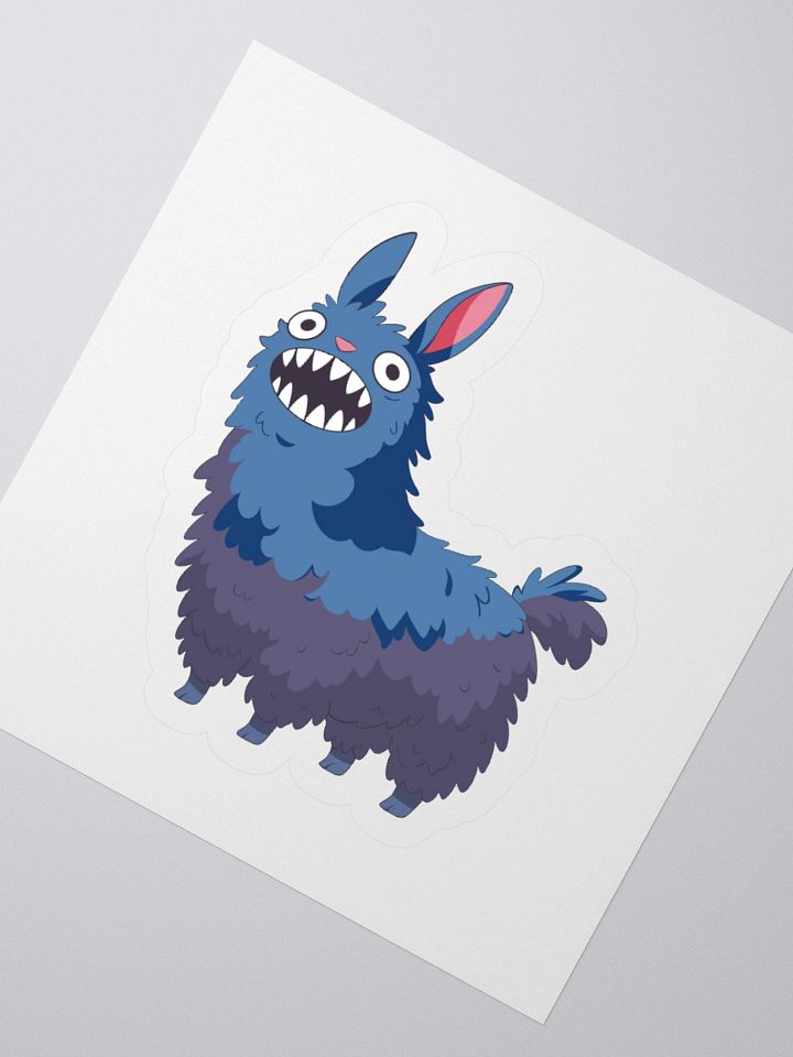Shriekaco Alpaca Sticker – Funny Screaming Alpaca Vinyl Decal product image (5)