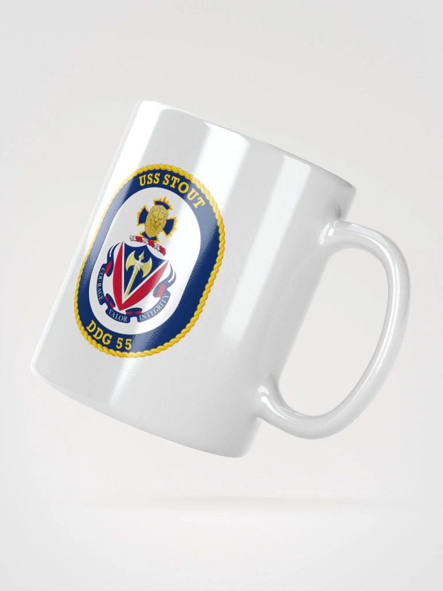 USS Stout DDG 55: White Coffee Cup product image (2)
