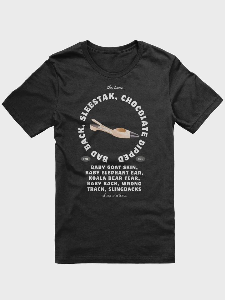 Bad Back Slingbacks T-Shirt Front Logo product image (1)