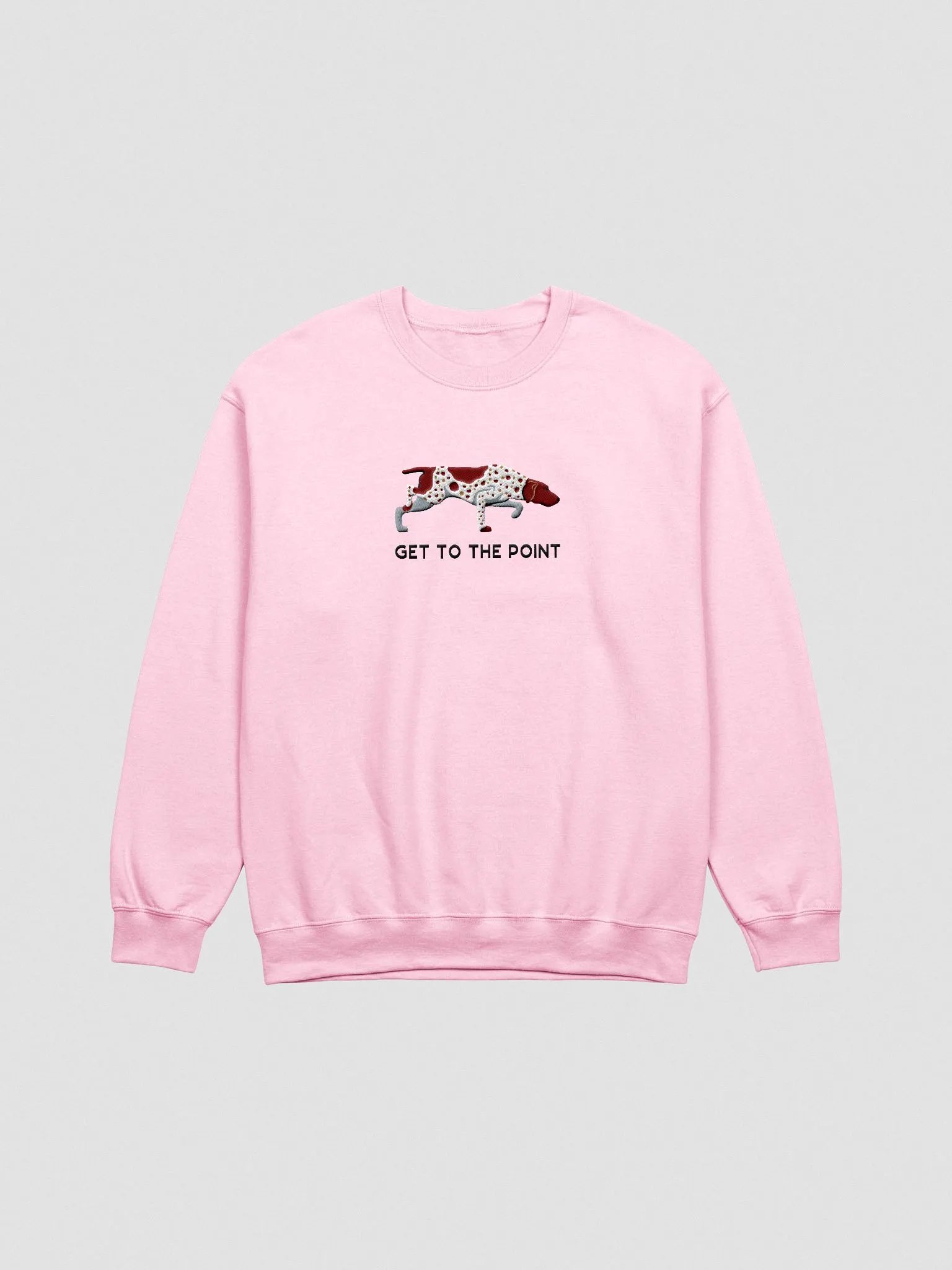 Get to the Point Sweatshirt (Embroidered) of a German Shorthaired Pointer(2) product image (4)