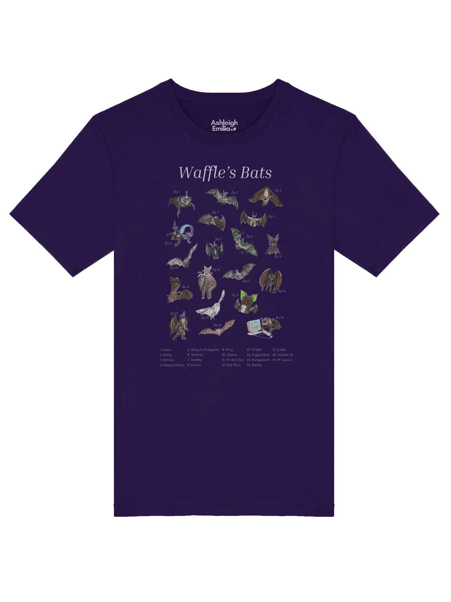 Waffle's Bats - Light Print product image (5)
