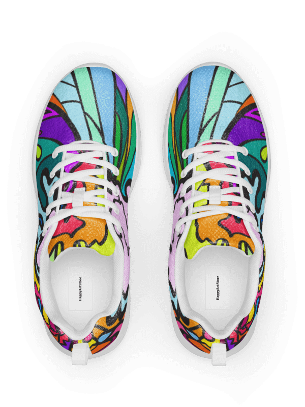 Energize Your Stride: Vibrant Women's Athletic Shoes - Wave at Sunset product image (12)