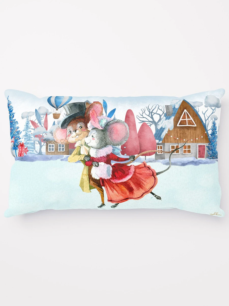 Warm Winter Embrace Throw Pillow product image (15)