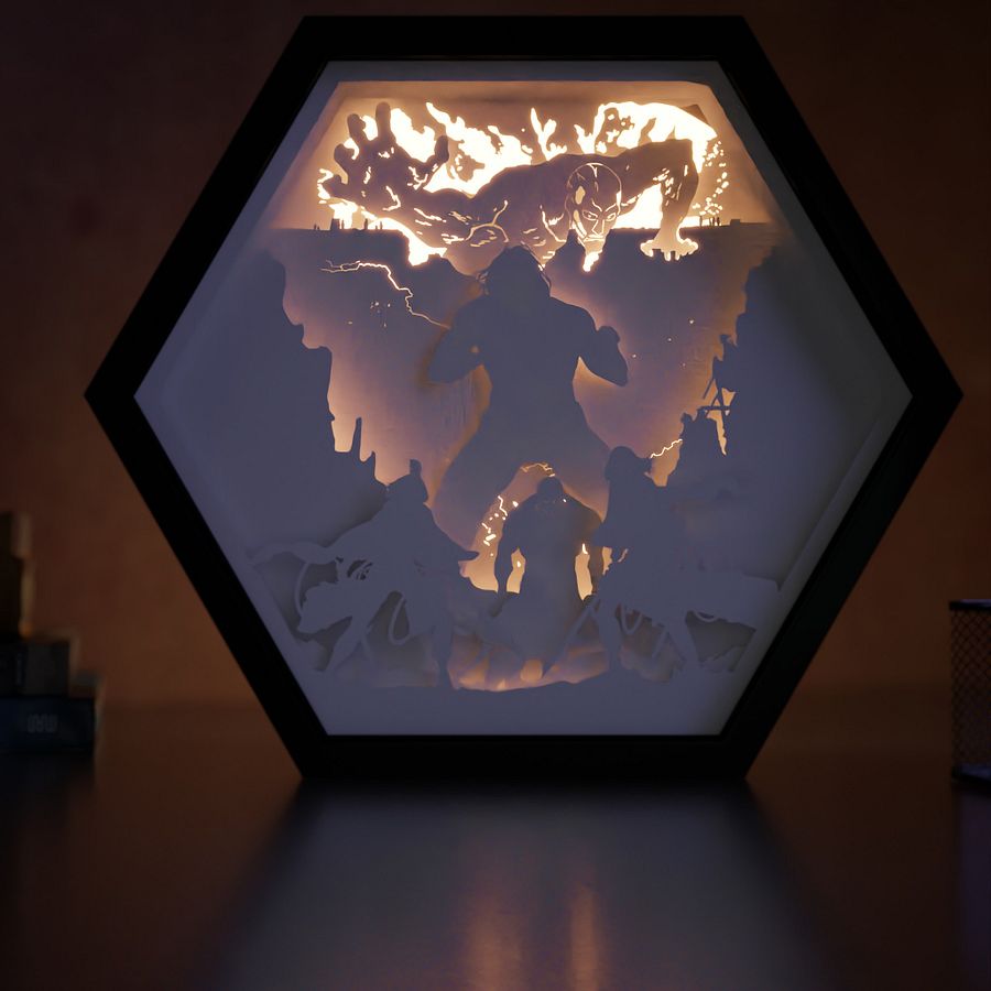 Attack On Titan Light Box DIY Templates (2 in 1) - (PDF + SVG + DXF) + Video Tutorial product image (4)