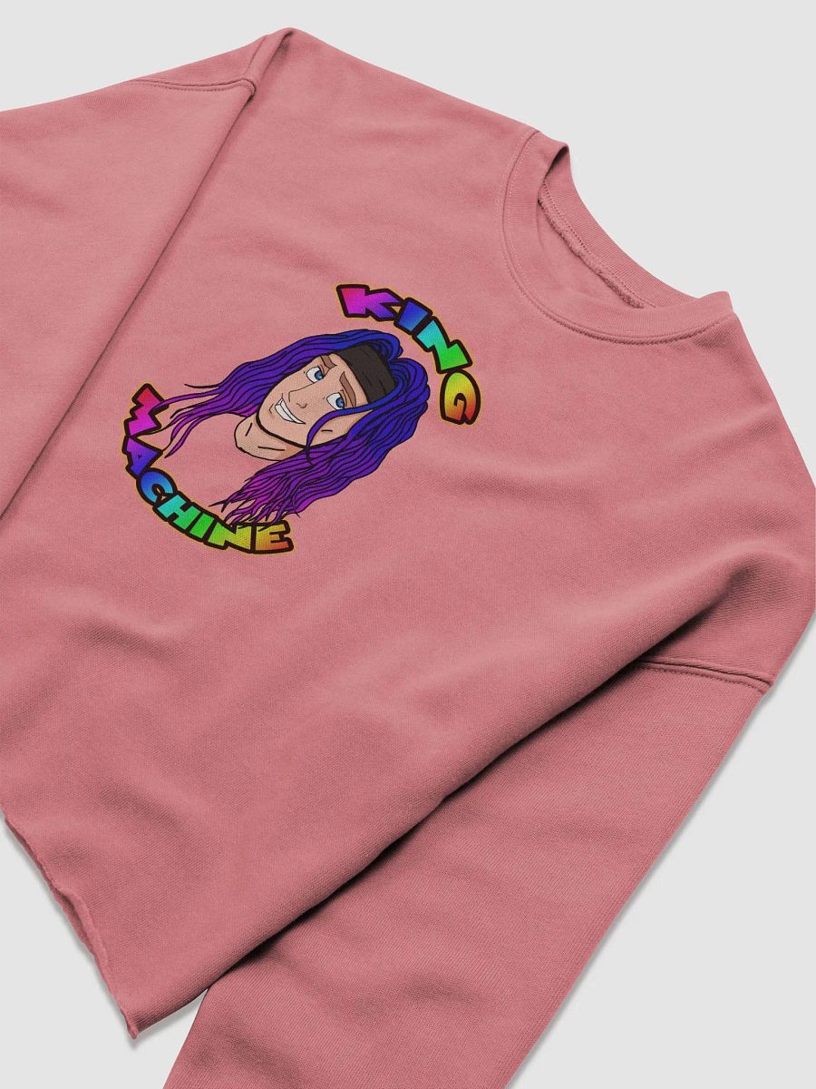 rainbow Fleece Crop Sweatshirt product image (5)
