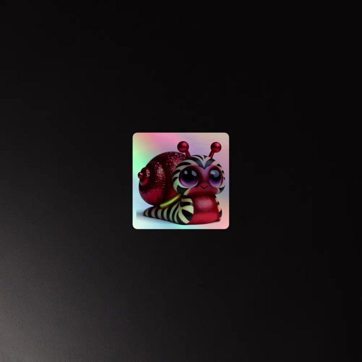 Sparkly Snail Holographic Sticker Set product image (4)