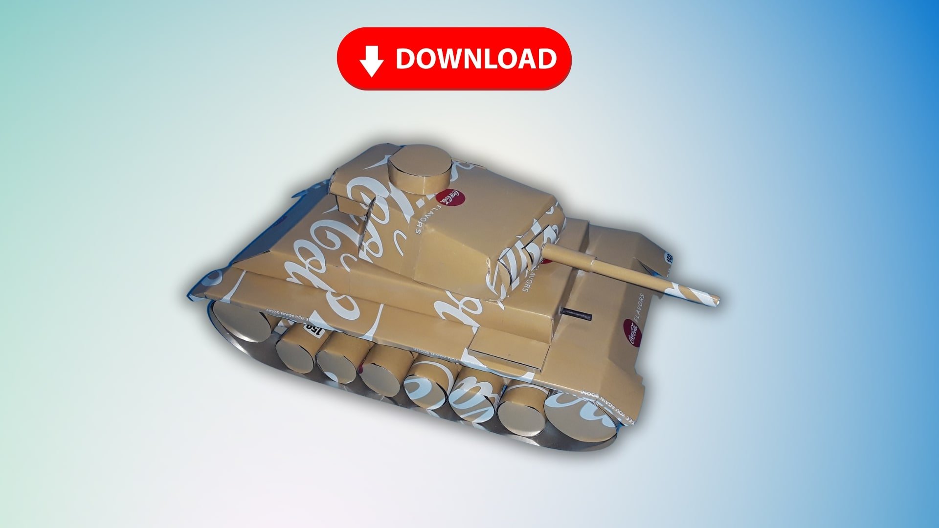Soda Can Panzer III Tank DIGITAL Plans product image (1)