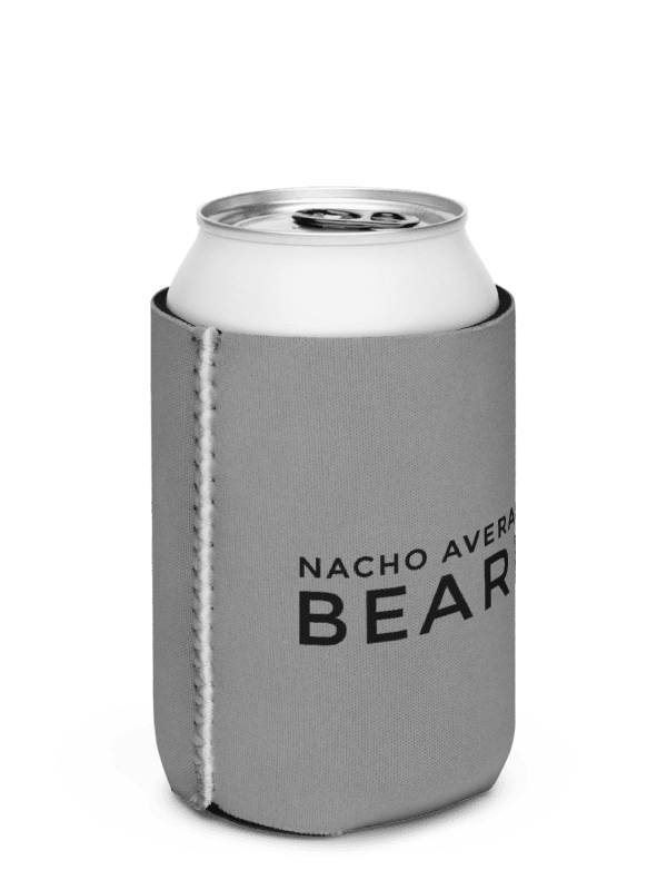 Coozie Can Cooler (Design: Nacho Average Beard) product image (2)