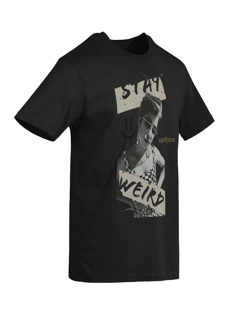 Stay Weird Checkered Chic T-Shirt product image (17)