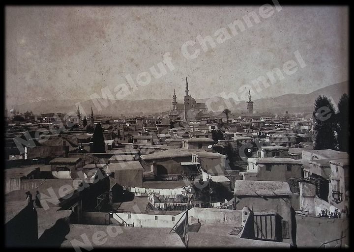 دمشق منظر عام صورة رقمية 1870 (3) product image (1)