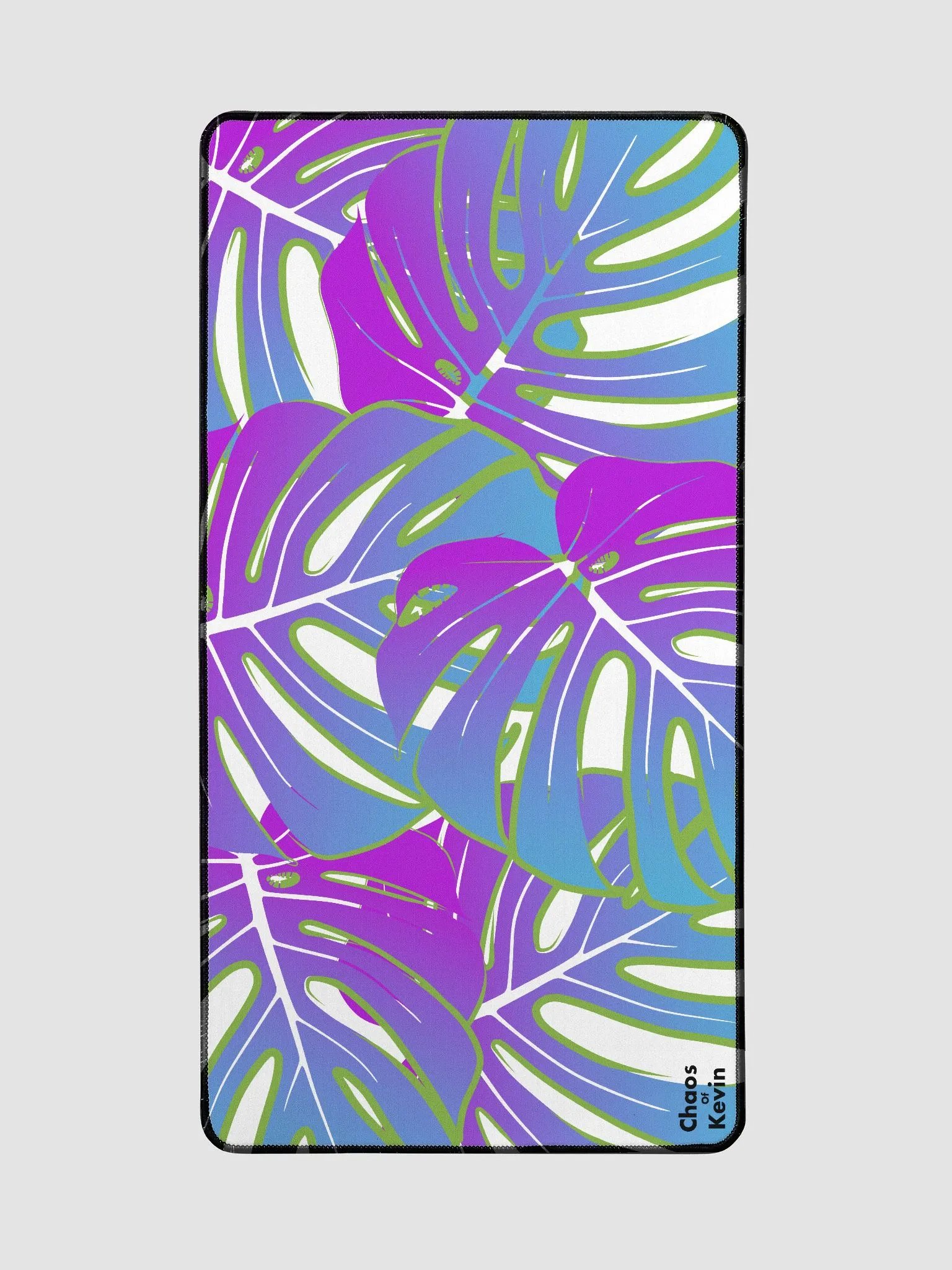 Vibrant Monstara Leaf Desk Mat product image (2)