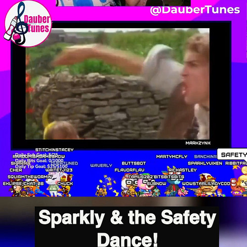 CLIP OF THE WEEK: Sparkly apparently never seen the Safety Dance video before! #safetydance #80smusic #80smusicvideos #music ...