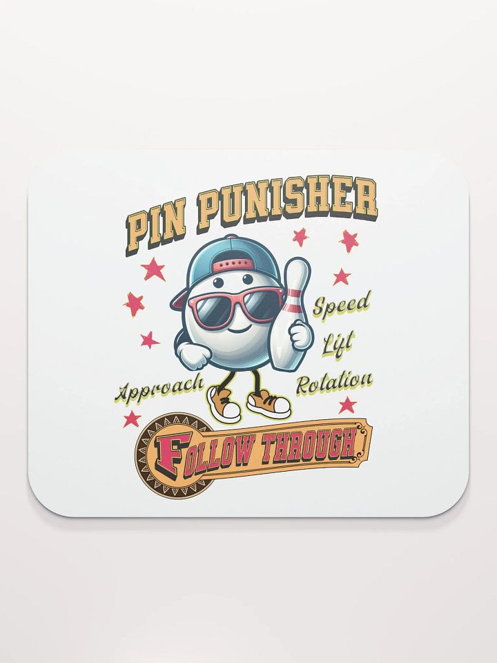 Pin Punisher Bowling Mouse Pad product image (2)