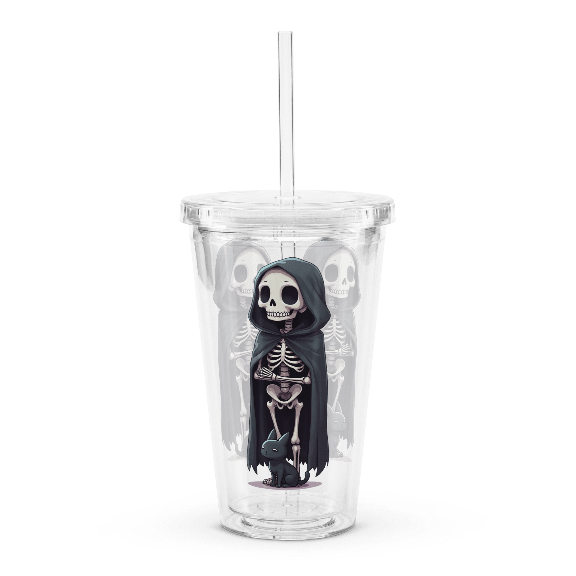 Abyssmar Double Wall Clear Plastic Tumbler product image (1)