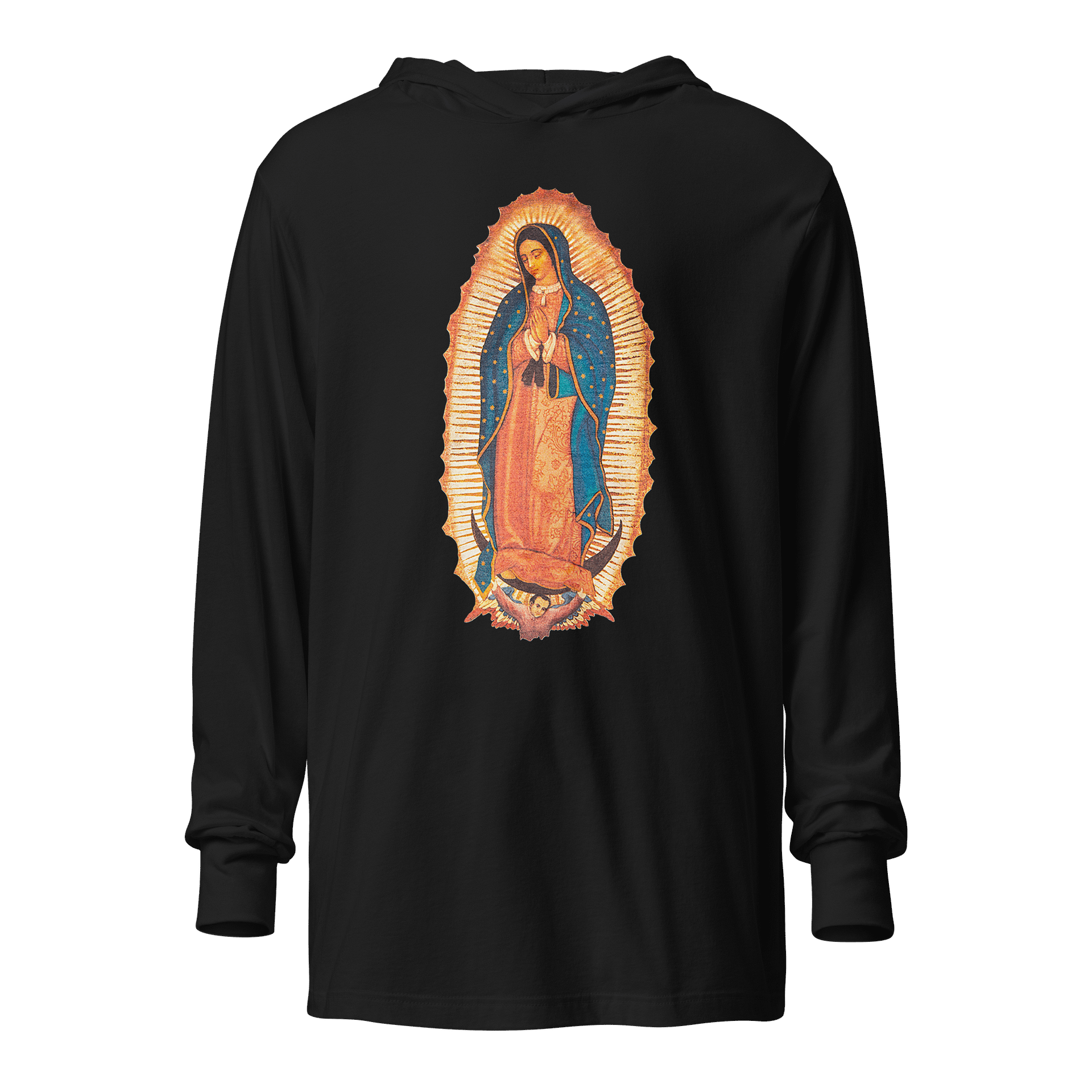Virgen de Guadalupe - Bella+Canvas Unisex Hooded Long Sleeve Tee product image (1)