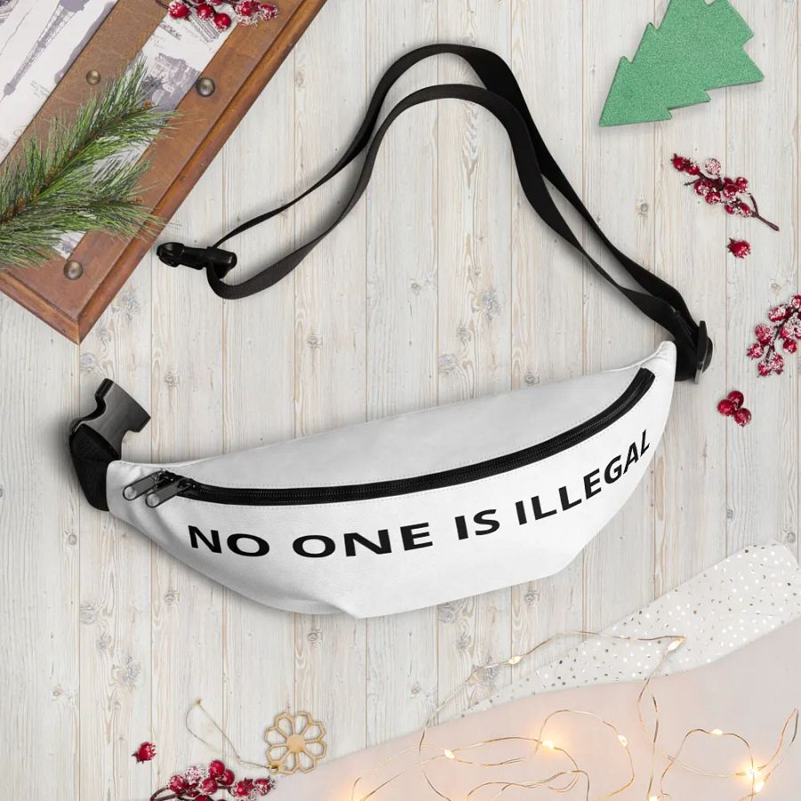 Pris - No one is illegal - fanny pack product image (9)