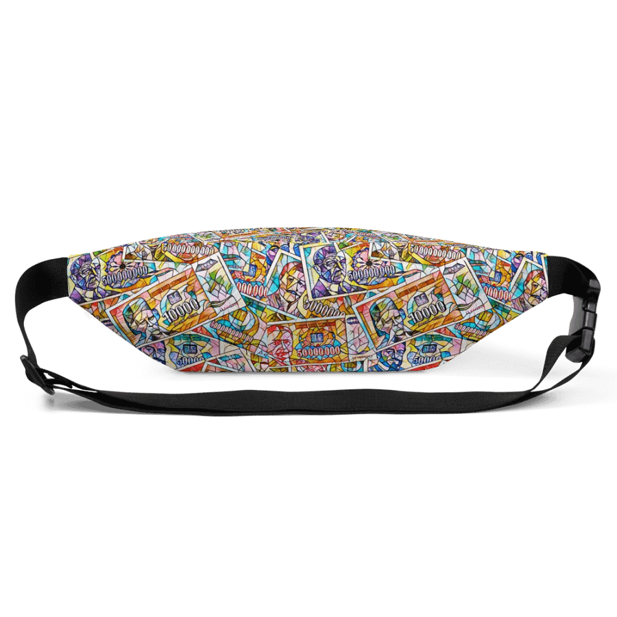 Jugoslovenski inflatorni dinar 1993 (Kolaž/mozaik) All-Over Print Fanny Pack product image (1)
