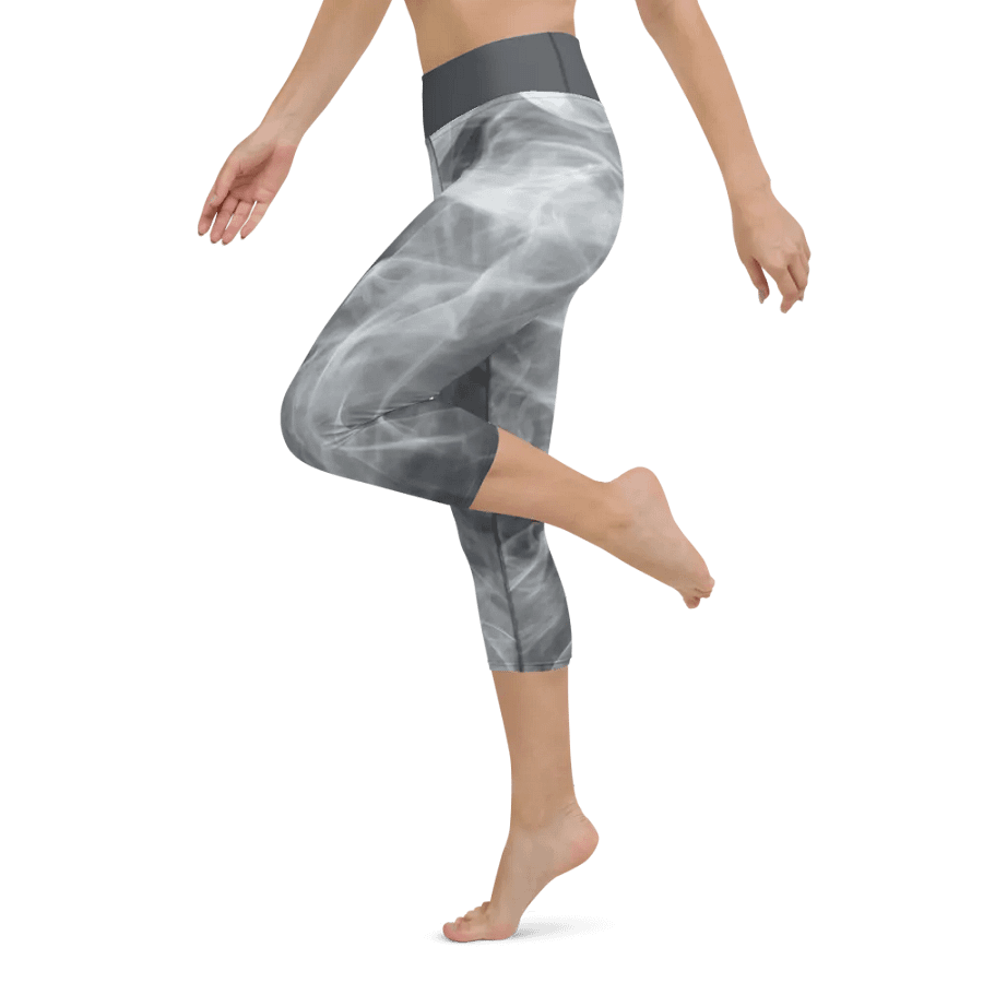 Swirling Mist Yoga Capri Leggings product image (5)