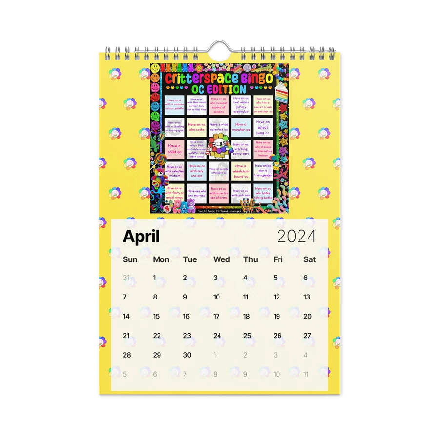 Yellow CS Activity Calendar 2024 product image (1)