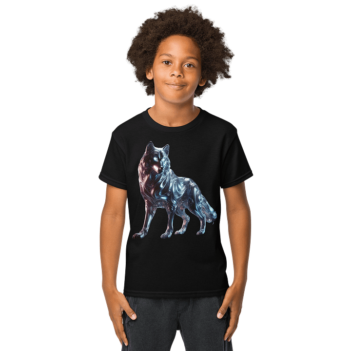 Liquid Metal Wolf #1 Youth Shirt product image (1)