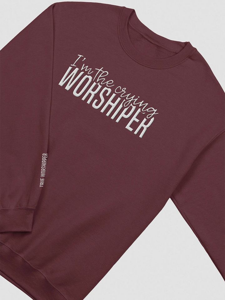 I'm the Crying Worshipper Embroidered Sweatshirt – True Worshipper Collection product image (2)