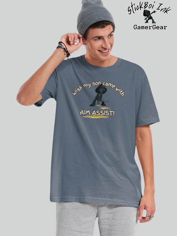 Funny gamer shirt - Aim Assist by StickBoi Ink product image (1)