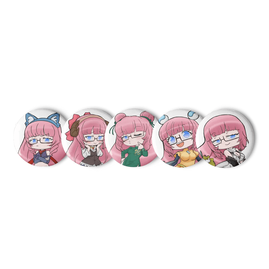Squeaky's Brainrot Cosplay Buttons product image (1)